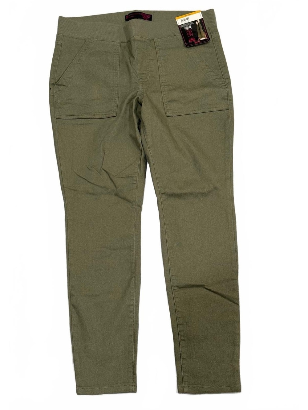 NWT-No Boundaries High-Rise Jegging Skinny Fit Pants - Olive Green Size L(11-13)
